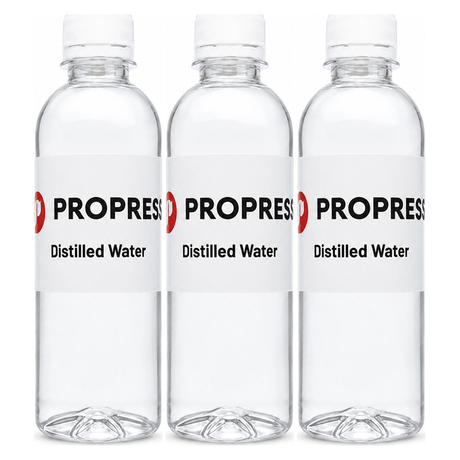 3x 350ml Propress Distilled Water Pack - For Garment Steamers