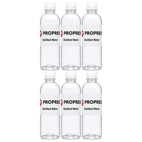 6x 350ml Propress Distilled Water Bulk Pack - For Garment Steamers