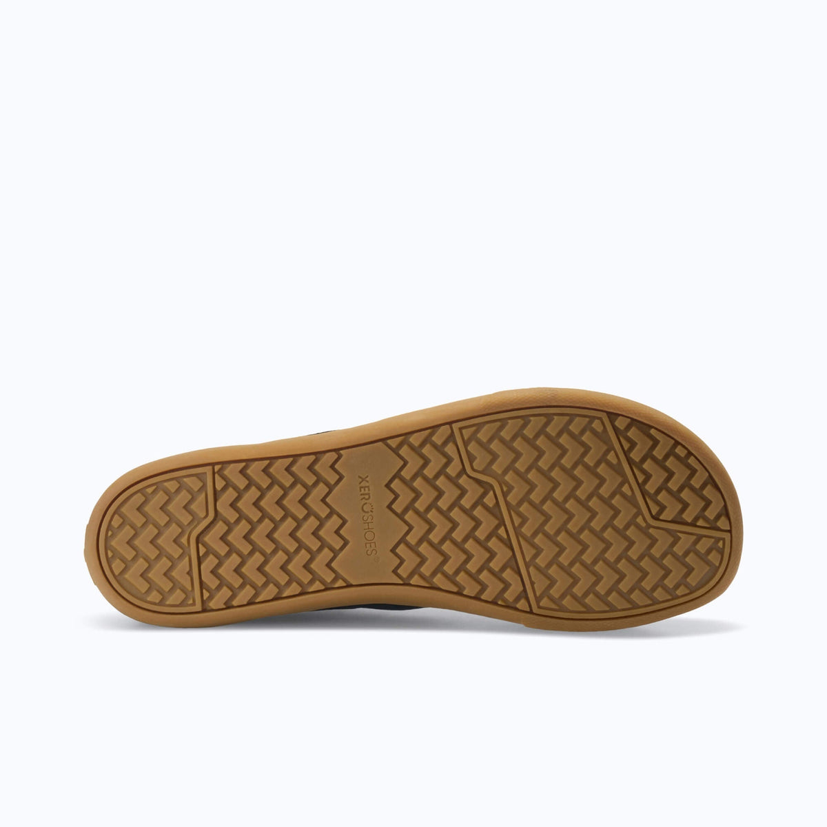 Xero Mens Dillon Canvas Barefoot Shoes - Black/Gum (Zero Drop Sneakers/Runners)