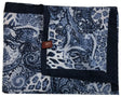 Dents Womens Animal Print & Paisley Wool Blend Scarf (Made in Italy) - Ink