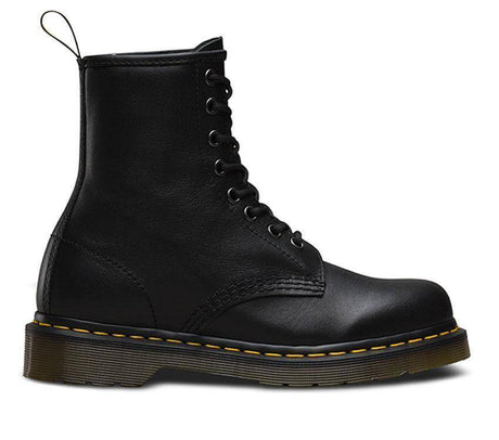 Dr. Martens Unisex 1460 8 Lace Up Leather Boots Shoes Doc Martins - Soft Nappa - Black Nappa
