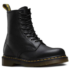 Dr. Martens Unisex 1460 Soft Nappa Boots (8-Eye Lace Up Leather Shoes) - Black