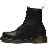 Dr. Martens Unisex 1460 8 Lace Up Leather Boots Shoes Doc Martins - Soft Nappa - Black Nappa
