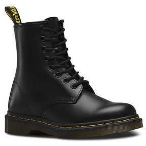 Dr. Martens Unisex 1460 Smooth Leather Boots (8-Eye Leather Shoes) - Black