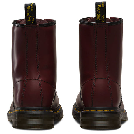 Dr. Martens Unisex 1460Z DMC 8 Lace Up Cherry Red Smooth Leather Boots Shoes Doc