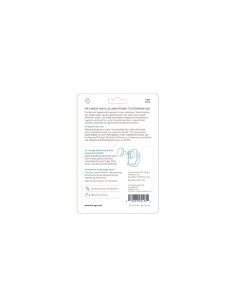 3x Dr. Tung's Snap-On Toothbrush Sanitizer Bulk Pack - Pack of 2