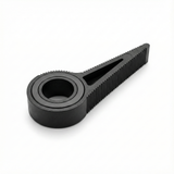Magnetic Door Stopper Silicone Doorstop Wedge Jam Jammer in Black