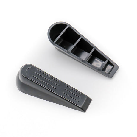 2pcs DOOR STOPPER Set Kit Safety Guard Holder Doorstop Wedge Jam Jammer Home