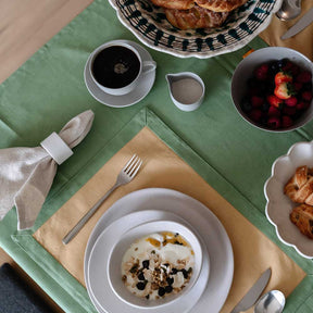 100% Cotton Linen Placemats - Citrus Breeze (set of 2)