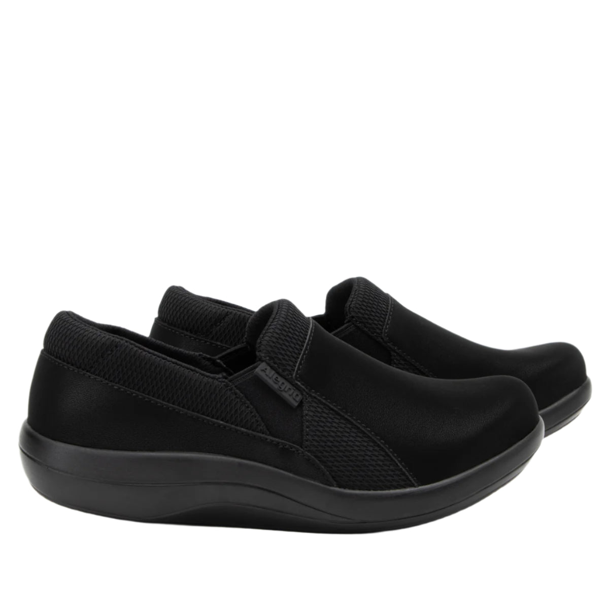 Alegria Duette Womens Nursing Shoes - Black (Slip-On Work Clogs)