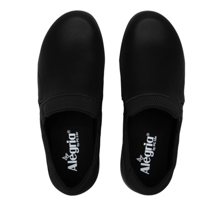 Alegria Duette Womens Nursing Shoes - Black (Slip-On Work Clogs)