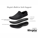 Alegria Duette Nursing Shoes Slip On Womens Work Working Hospitality - Black