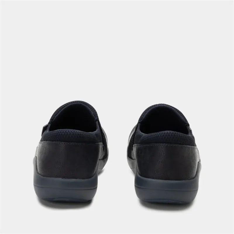 Alegria Duette Nursing Shoes Slip On Womens Work Hospitality in Swirl Wind Navy