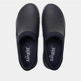 Alegria Duette Nursing Shoes Slip On Womens Work Hospitality in Swirl Wind Navy