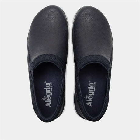 Alegria Duette Nursing Shoes Slip On Womens Work Hospitality in Swirl Wind Navy