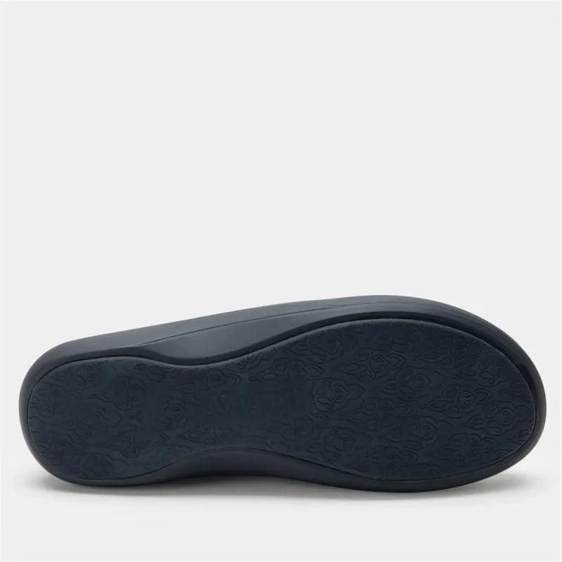 Alegria Duette Nursing Shoes Slip On Womens Work Hospitality in Swirl Wind Navy