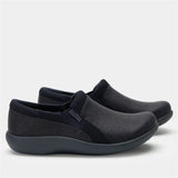 Alegria Duette Nursing Shoes Slip On Womens Work Hospitality in Swirl Wind Navy