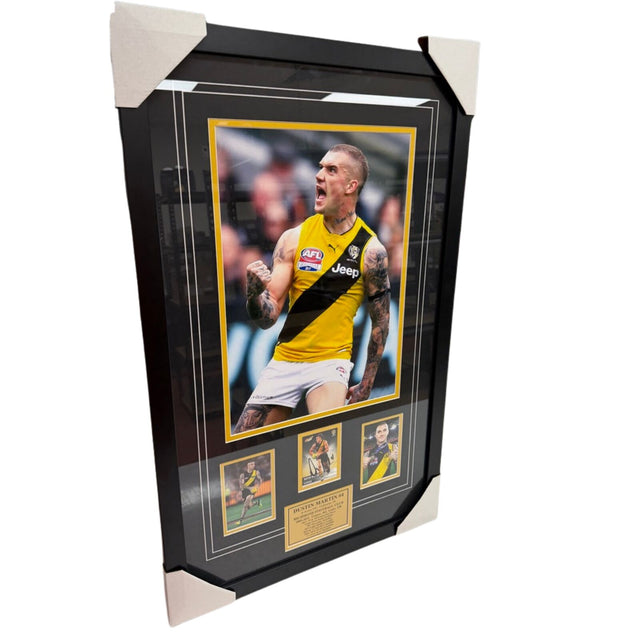 Hand Signed & Framed Dustin Martin Richmond Tigers Memorabilia w/ Certificate of Authenticity