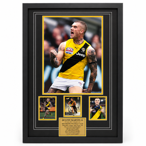 OFFICIAL Dustin Martin Richmond Tigers Signed & Framed Memorabilia w/ Certificate of Authenticity