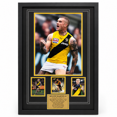 OFFICIAL Dustin Martin Richmond Tigers Signed & Framed Memorabilia w/ Certificate of Authenticity