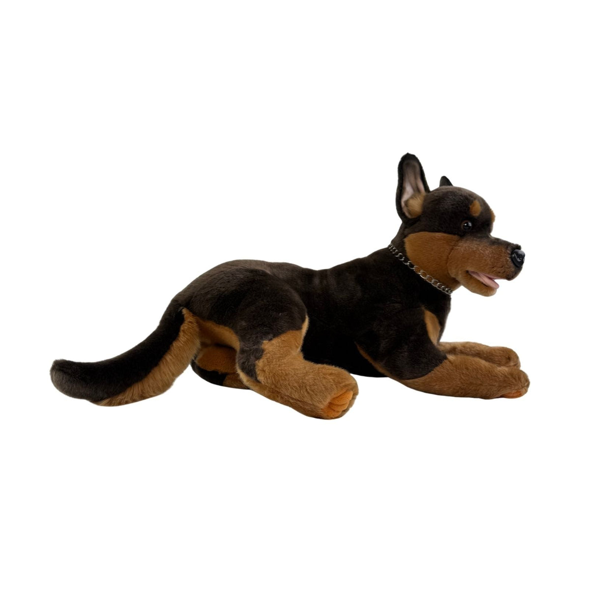 Bocchetta Denver 62cm Lying Kelpie Plush Toy (Australian Stuffed Animal Dog Gift)