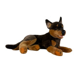Bocchetta Denver 62cm Lying Kelpie Plush Toy (Australian Stuffed Animal Dog Gift)