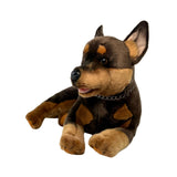 Bocchetta Denver 62cm Lying Kelpie Plush Toy (Australian Stuffed Animal Dog Gift)