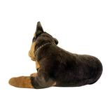 Bocchetta Denver 62cm Lying Kelpie Plush Toy (Australian Stuffed Animal Dog Gift)