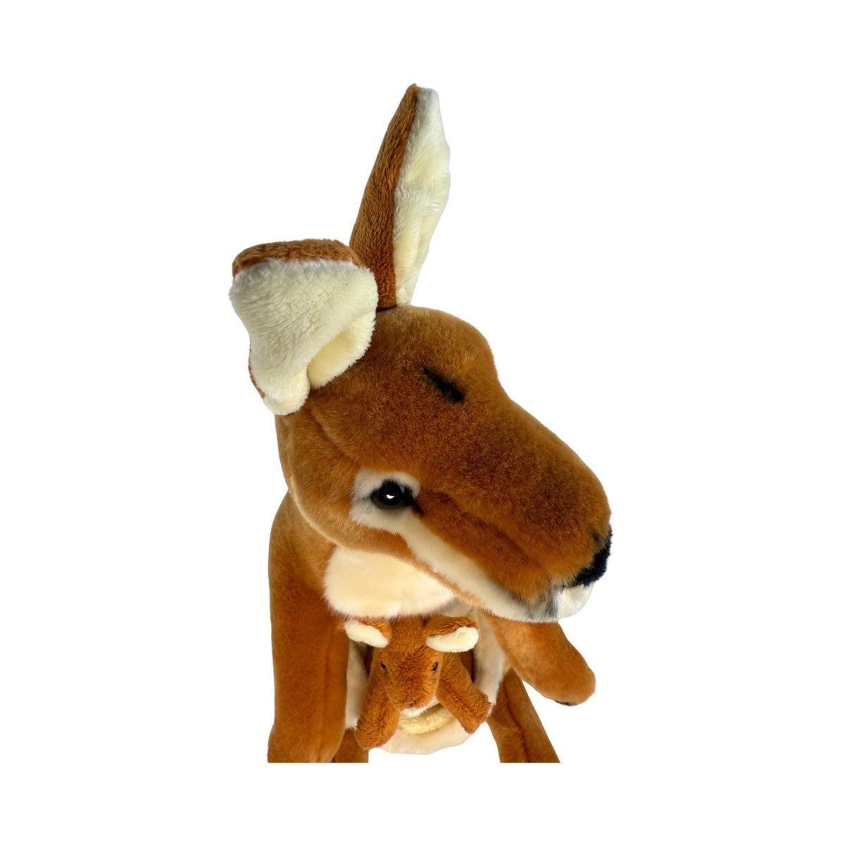 Bocchetta Dodger 44cm Red Kangaroo with Joey Plush Toy (Australian Stuffed Animal Souvenir Gift)
