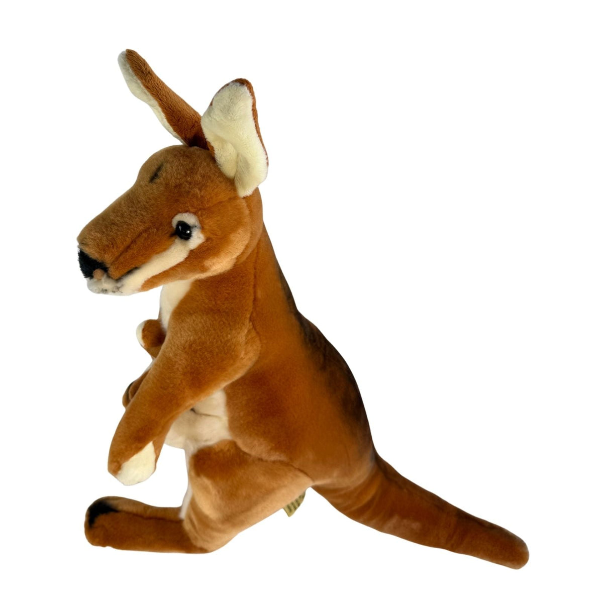 Bocchetta Dodger 44cm Red Kangaroo with Joey Plush Toy (Australian Stuffed Animal Souvenir Gift)