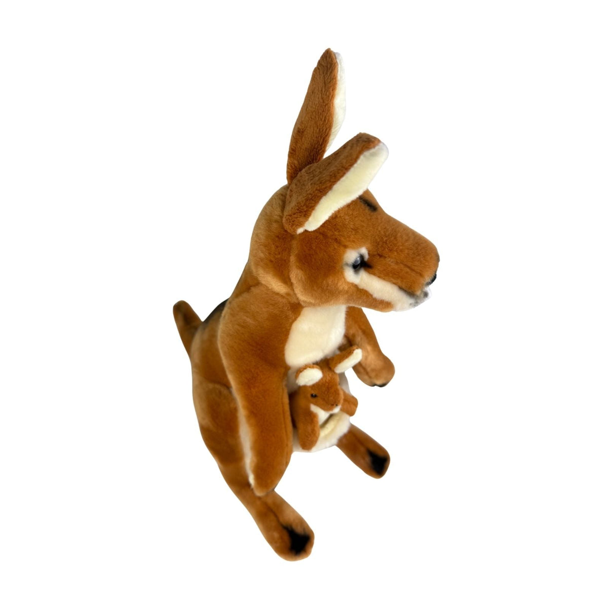Bocchetta Dodger 44cm Red Kangaroo with Joey Plush Toy (Australian Stuffed Animal Souvenir Gift)