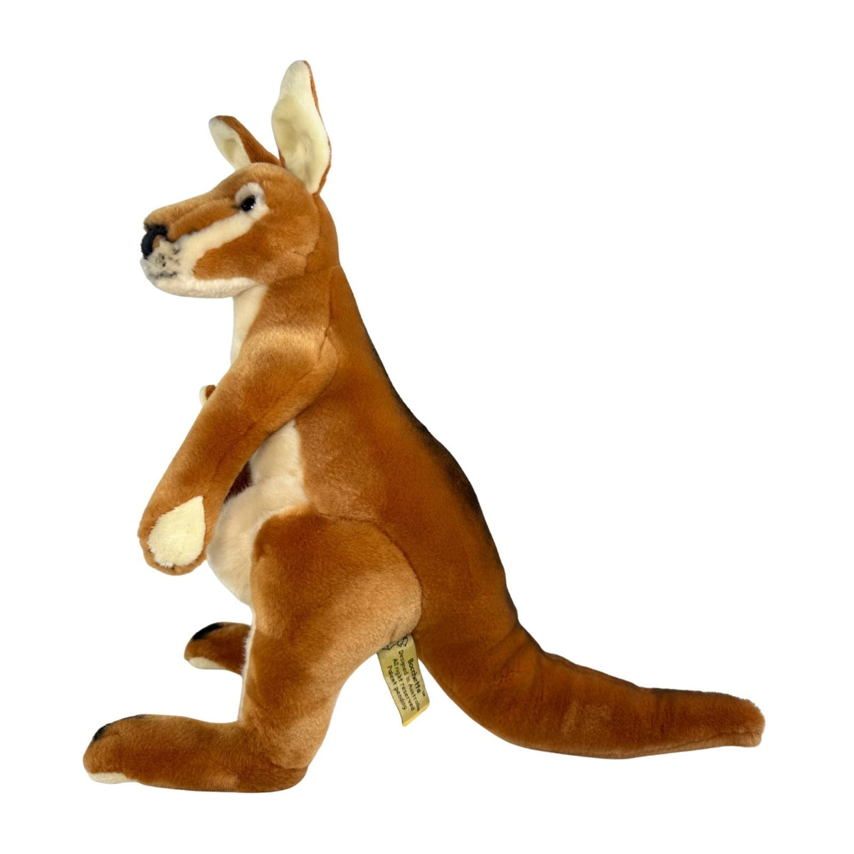 Bocchetta Dodger 44cm Red Kangaroo with Joey Plush Toy (Australian Stuffed Animal Souvenir Gift)