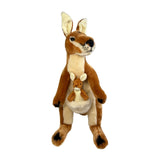 Bocchetta Dodger 44cm Red Kangaroo with Joey Plush Toy (Australian Stuffed Animal Souvenir Gift)