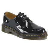 Dr. Martens 1461 3 Eye Shoes Genuine Leather Ladies Womens Shiny - Black Patent Lamper