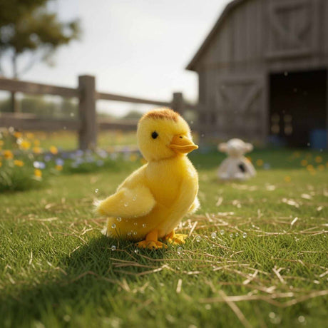 Bocchetta Dutchess 16cm Duckling Plush Toy (Realistic Stuffed Animal Farm Gift)