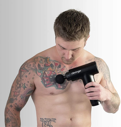 Ultimate 4 Heads LCD Massage Gun Percussion Massager Muscle Therapy Deep Tissue