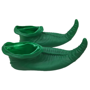 Green Latex Elf Shoes - Christmas/St. Patrick's Day Costume (Xmas & Fancy Dress)