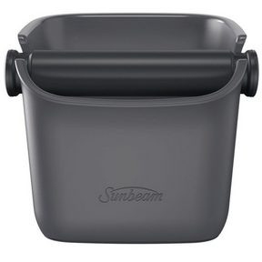 Sunbeam Mini Bang Bang Coffee Grinds Bin Barista Knock Box- Grey - EMA0900
