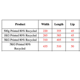 Enviro 80 Recycled Courier Satchel – 500g Self-Seal Poly Mailer (355x220x45mm)