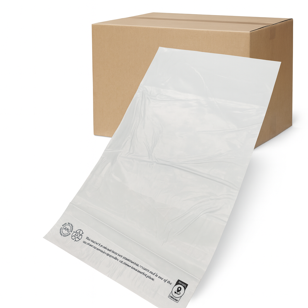 Enviro 80 Recycled Courier Satchel – 500g Self-Seal Poly Mailer (355x220x45mm)