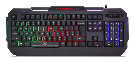 Wired Rainbow Backlit Gaming Keyboard with Splash Proof Design (GK-10L)