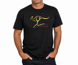 Adult Australian Kangaroo T Shirt Australia Day 100% Cotton Souvenir Tee Top - Black
