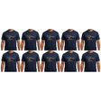 10x Adult Kangaroo Australia T-Shirt Bulk Pack - Navy Blue (100% Cotton Souvenir Gift Tee Top)