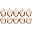 10x Adult Australia Map, Icons & Animals T-Shirt Bulk Pack - Cream (100% Cotton Souvenir Gift Tee Top)