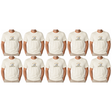 10x Adult Koala Melbourne Australia T-Shirt Bulk Pack - Cream (100% Cotton Souvenir Gift Tee Top)