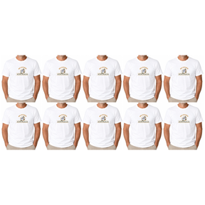 10x Adult Koala Melbourne Australia T-Shirt Bulk Pack - White (100% Cotton Souvenir Gift Tee Top)
