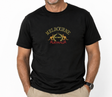 Adult Kangaroo Melbourne Australia T-Shirt - Black (100% Cotton Souvenir Gift Tee Top)