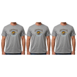 3x Adult Kangaroo Down Under Australia T-Shirt Pack - Grey (100% Cotton Souvenir Gift Tee Top)