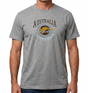 Adult Kangaroo Down Under Australia T-Shirt - Grey (100% Cotton Souvenir Gift Tee Top)