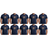 10x Adult Kangaroo Down Under Australia T-Shirt Bulk Pack - Navy Blue (100% Cotton Souvenir Gift Tee Top)